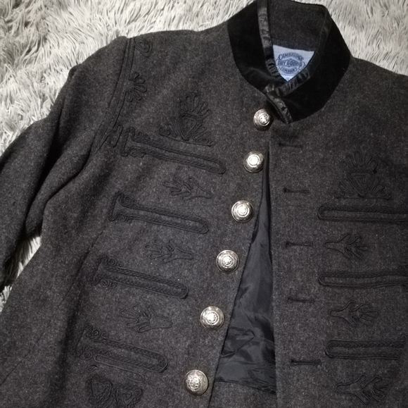 Cambridge Dry Goods Jackets & Blazers - Velvet and wool band jacket